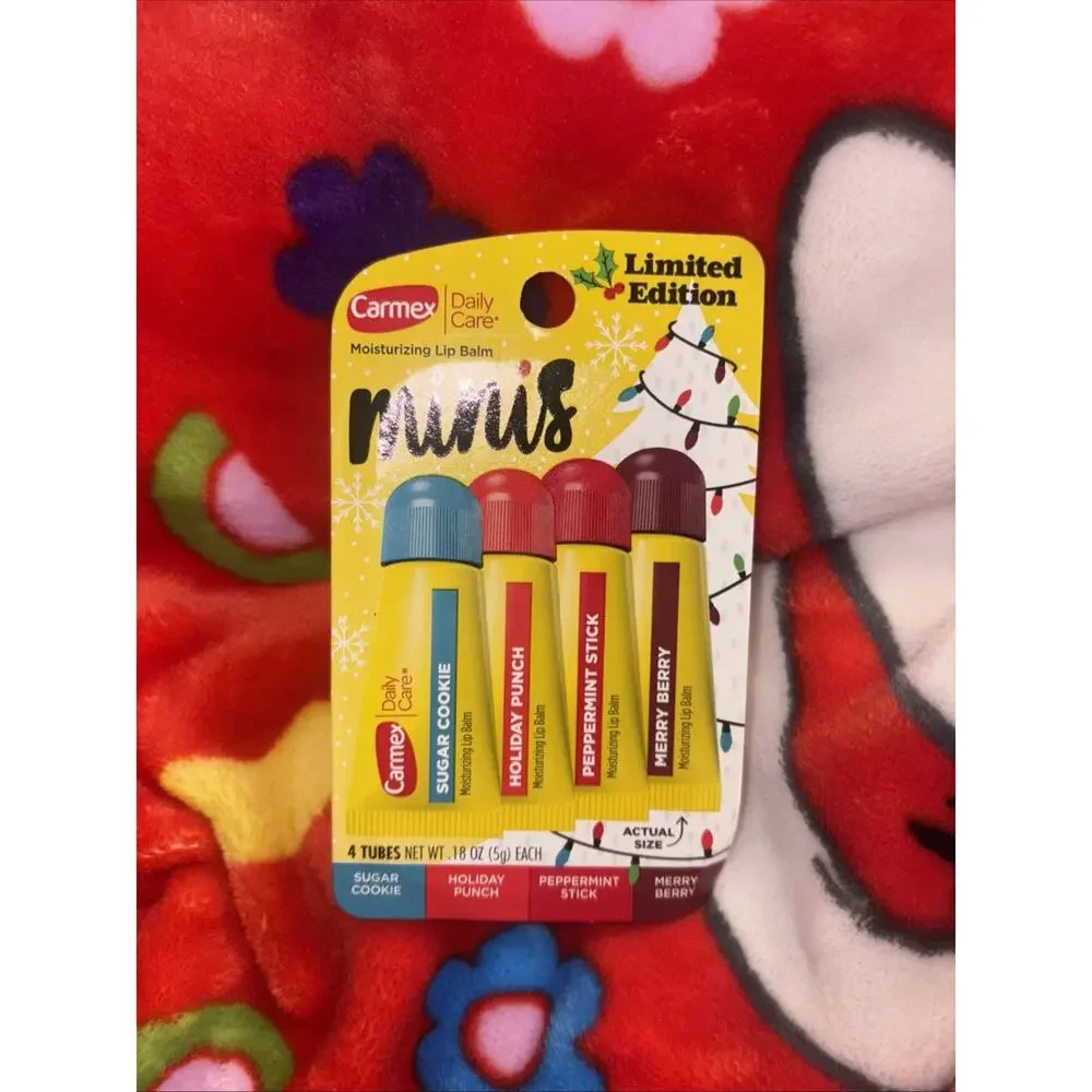 CARMEX MINIS LIP BALM 4 Pack Limited Edition Christmas Set 2025 BRAND NEW